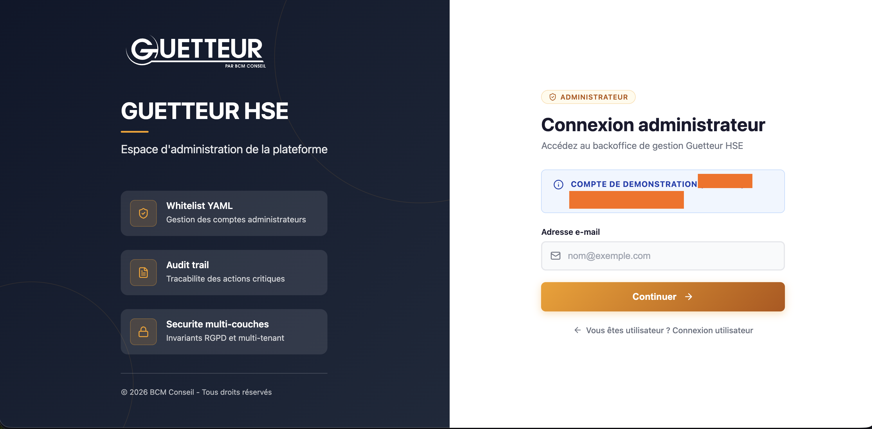Guetteur HSE : Plateforme SaaS pour industriel HSE