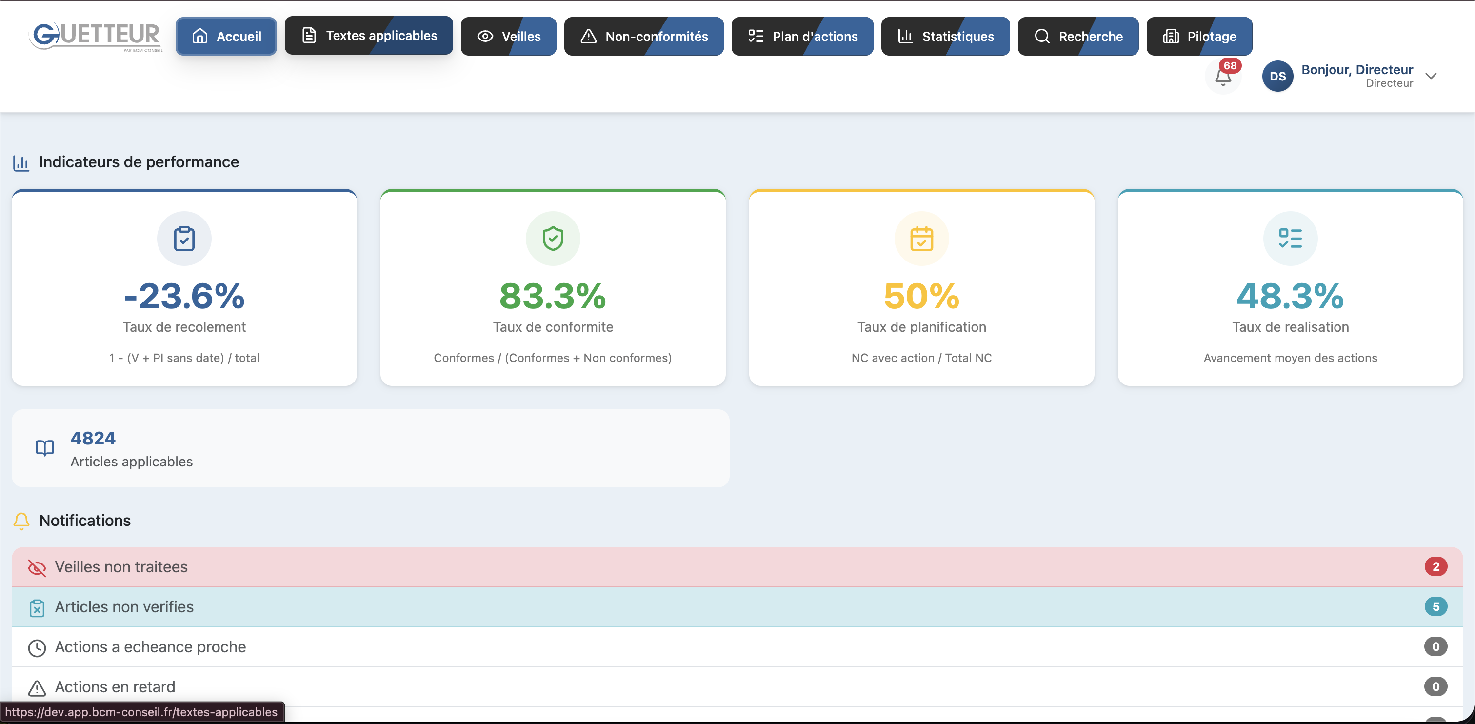 Guetteur HSE : Plateforme SaaS pour industriel HSE