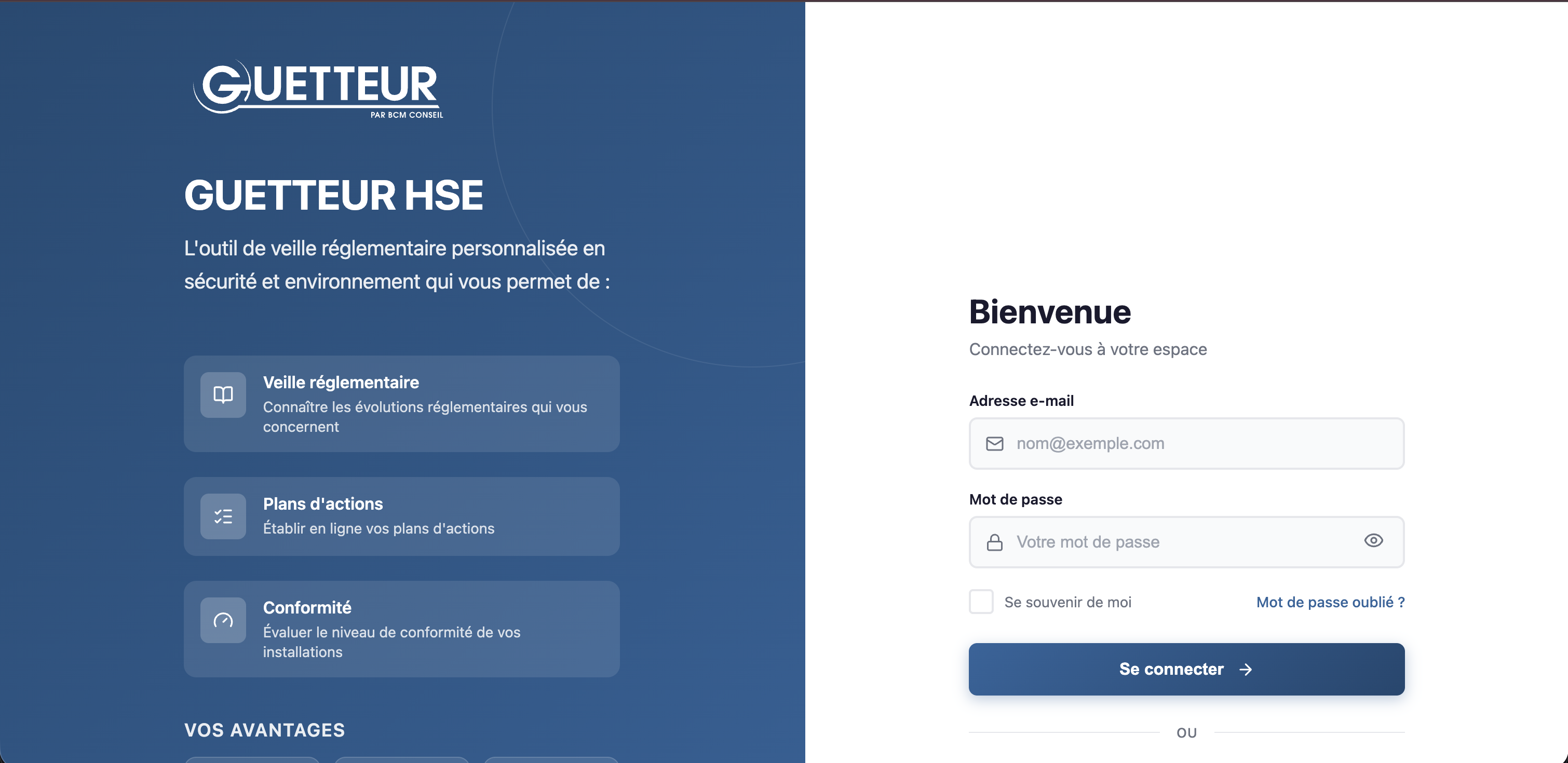 Guetteur HSE : Plateforme SaaS pour industriel HSE